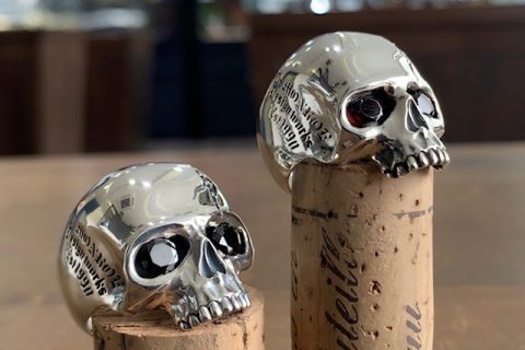 スカルリングの石入れカスタム