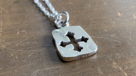 オーダーメイドクロスプレートネックレス