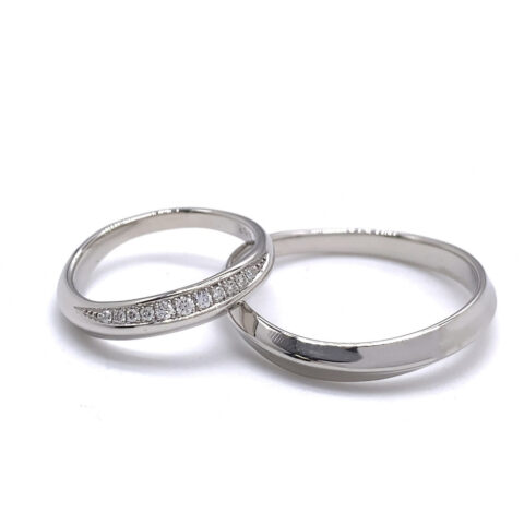 結婚指輪のペアリング、プラチナ製
