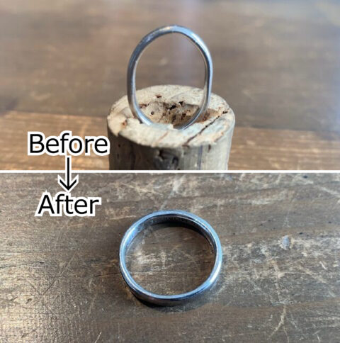 指輪の変形修理