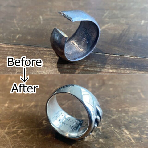 クロムハーツのリングの修理
