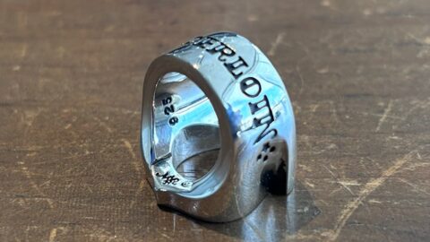 テンダーロインの指輪の傷取り修理