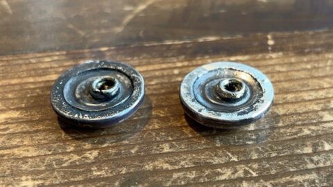 シルバーコンチョの修理