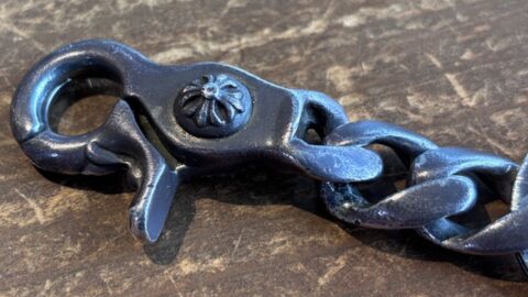 クロムハーツのクリップの磨き直し