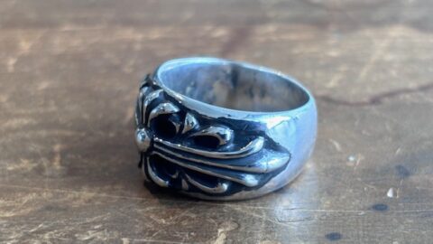 クロムハーツの指輪の変形修理