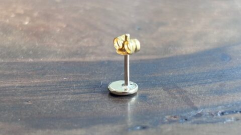 ゴローズのK18ピアス修理