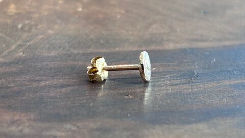 ゴローズのK18ピアス修理