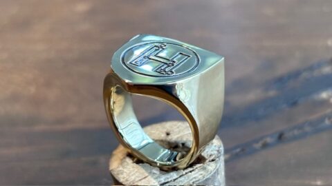 オーダーメイドの真鍮リング