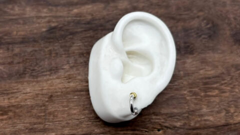 ミニマルピアス、pe40