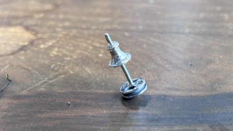 ﾋﾟｱｽのポストを長くする加工例
