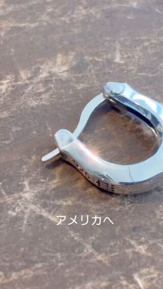 オーダーメイド】ネジのフープピアス – シルバーアクセサリー
